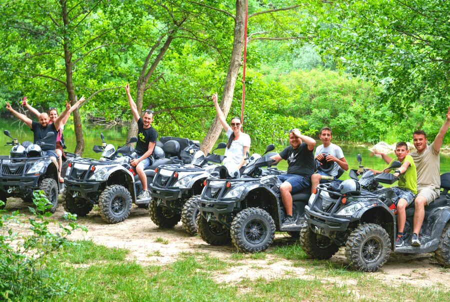 Split: ATV Quad Tour with Waterfall Swimming with Picnic - Getting comfortable on a 400cc automatic quad
