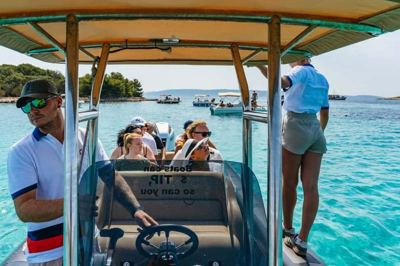 Split: Blue Lagoon & 3 Islands Speedboat Tour - The Blue Lagoon and its clear water