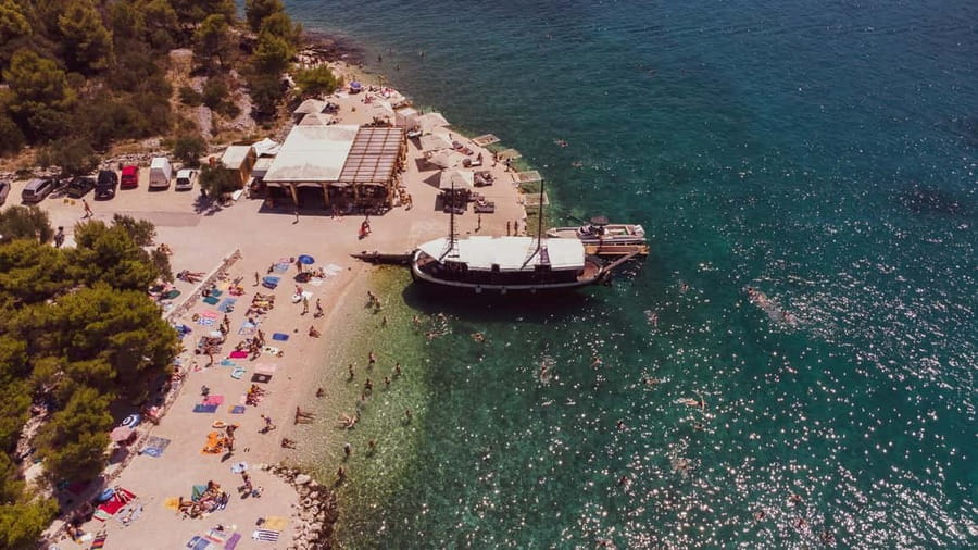 Split: Blue Lagoon & 3 Islands Tour with Lunch & Hidden Bay - First stop: the Blue Lagoon