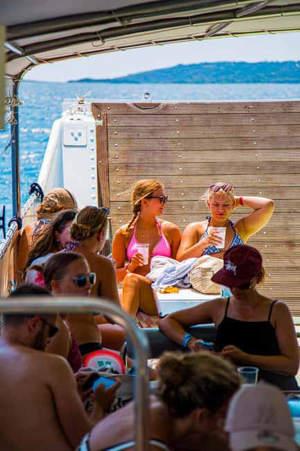 Split: Blue Lagoon, 3Islands, Boat Trip, Mediterranean lunch - The Blue Lagoon: clear water and a waterslide