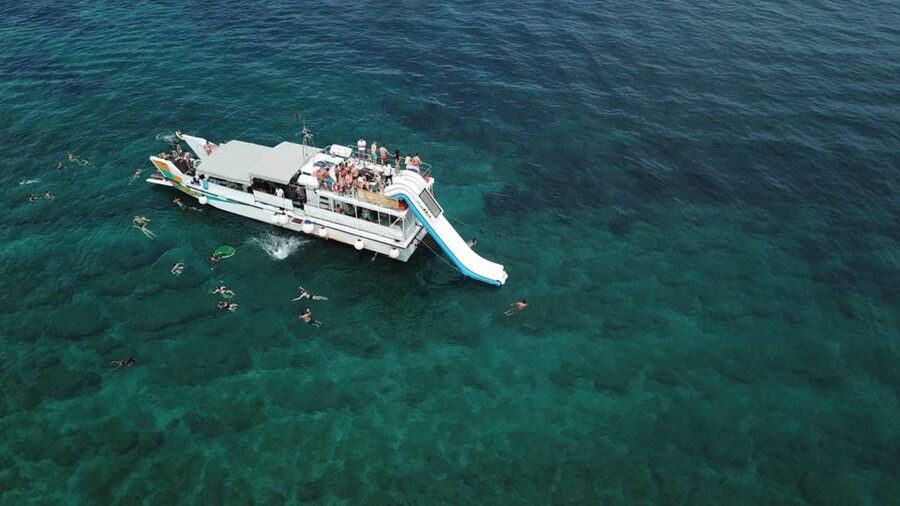 Split: Blue Lagoon, 3Islands, Boat Trip, Mediterranean lunch - The boat ride home is part of the day