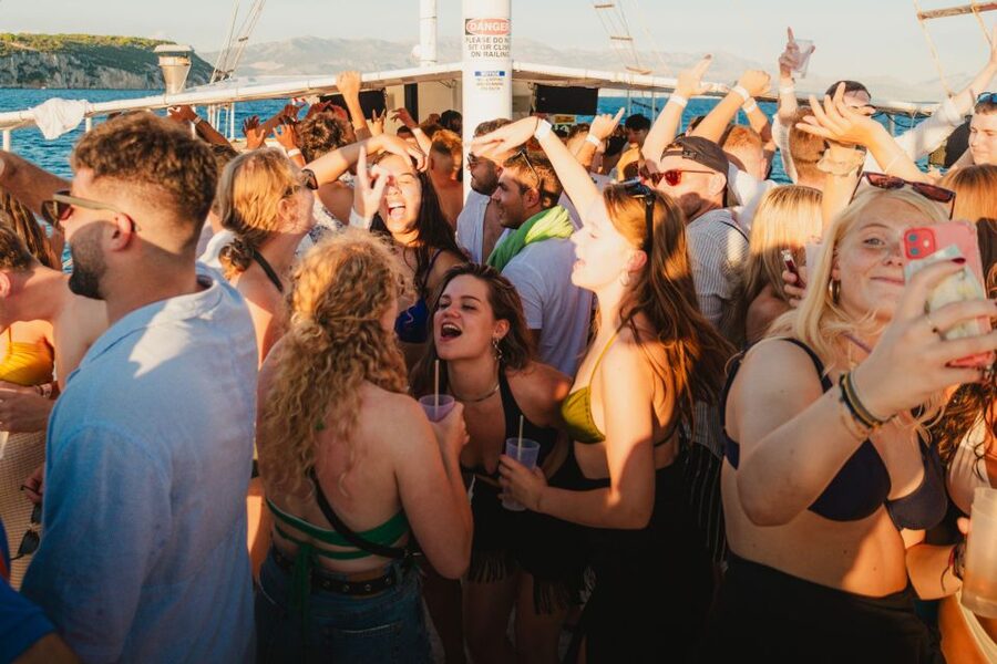 Split: Blue Lagoon Boat Party with Slide, Dj and After Party - Blue Lagoon: the main swim stop