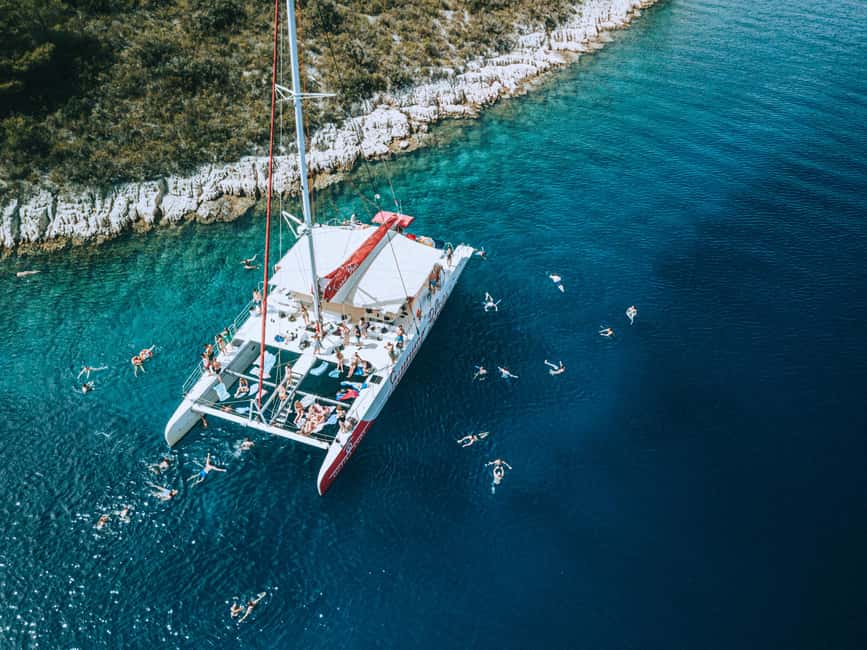 Split: Blue Lagoon & Trogir Boat Tour with Lunch and Drinks - Key points at a glance