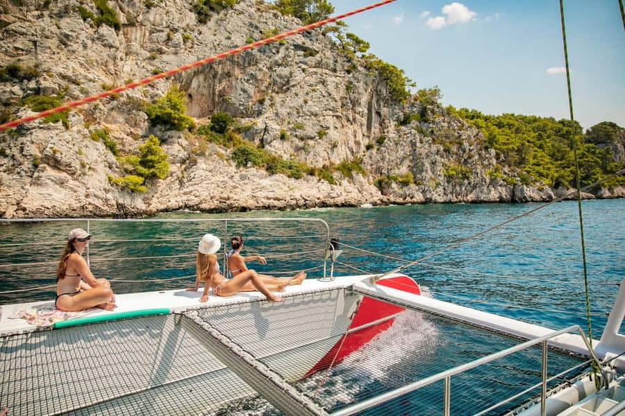 Split: Blue Lagoon & Trogir Boat Tour with Lunch and Drinks - The Blue Lagoon gives you the first swim