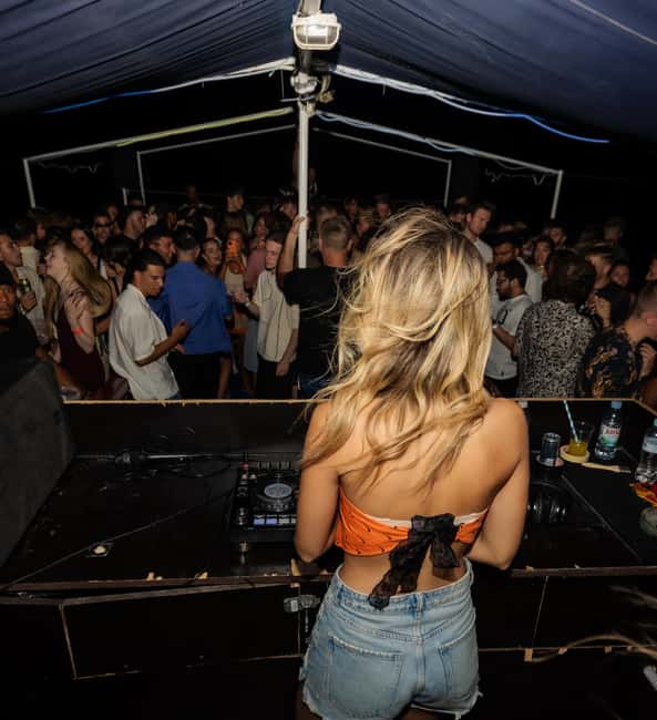 Split: Boat Crawl with Nightclub Access, Shots, & Boat Party - The night boat party with two bars and a live DJ