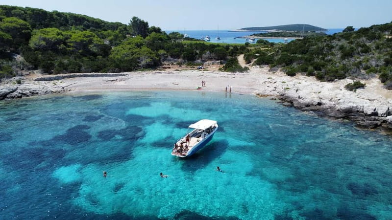 Split: Boat Tour to Blue Cave, Vis, Blue Lagoon, Hvar, Brač - Inside the Blue Cave near Vis