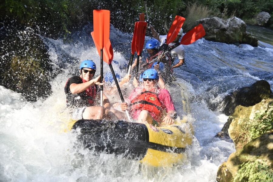 Split: Cetina River Rafting with Cliff Jumping Tour - From the Omiš parking area to the river