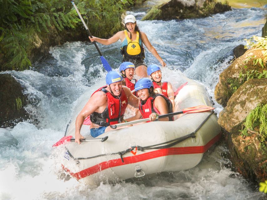 Split: Cetina River Rafting with Cliff Jumping Tour - Swimming beneath waterfalls and finding clear spring pools