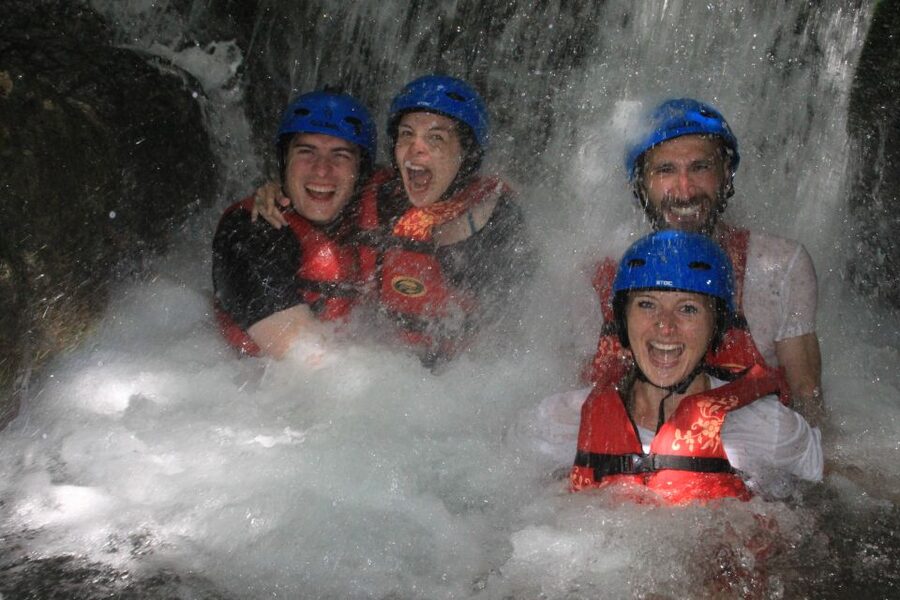 Split: Cetina River Rafting with Cliff Jumping Tour - The cave behind the waterfall