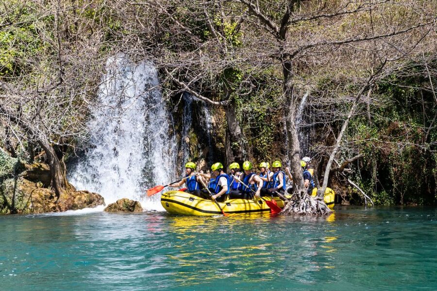 Split: Cetina River Whitewater Raft Trip with Pickup Option - Rock jumps up to 5 meters high