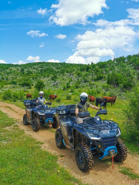 Split: Dalmatian Quad Tour with River Swimming & Picnic - Getting comfortable on the 600cc quad