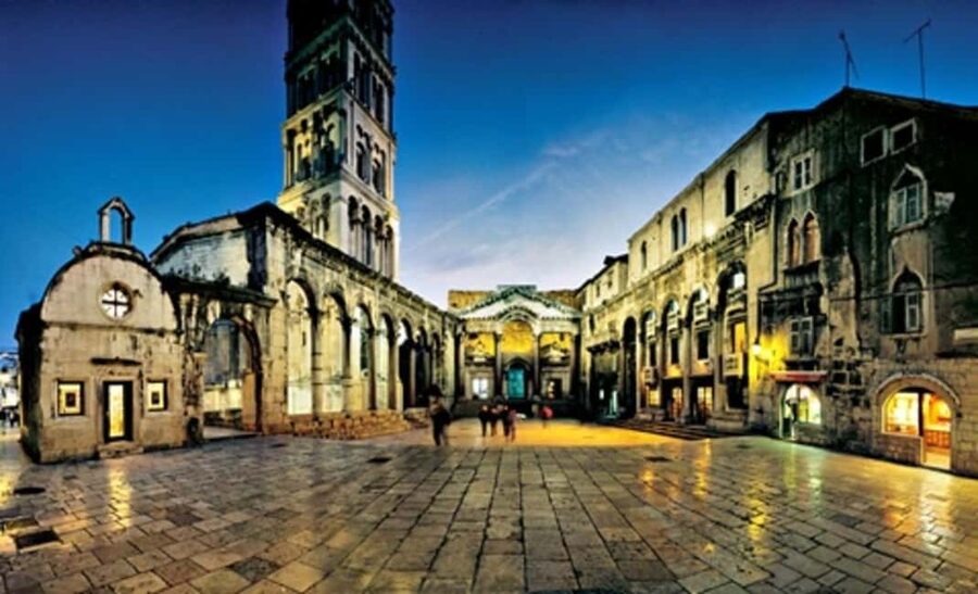 Split Day Trip - Entering Diocletian’s Palace through the Peristil