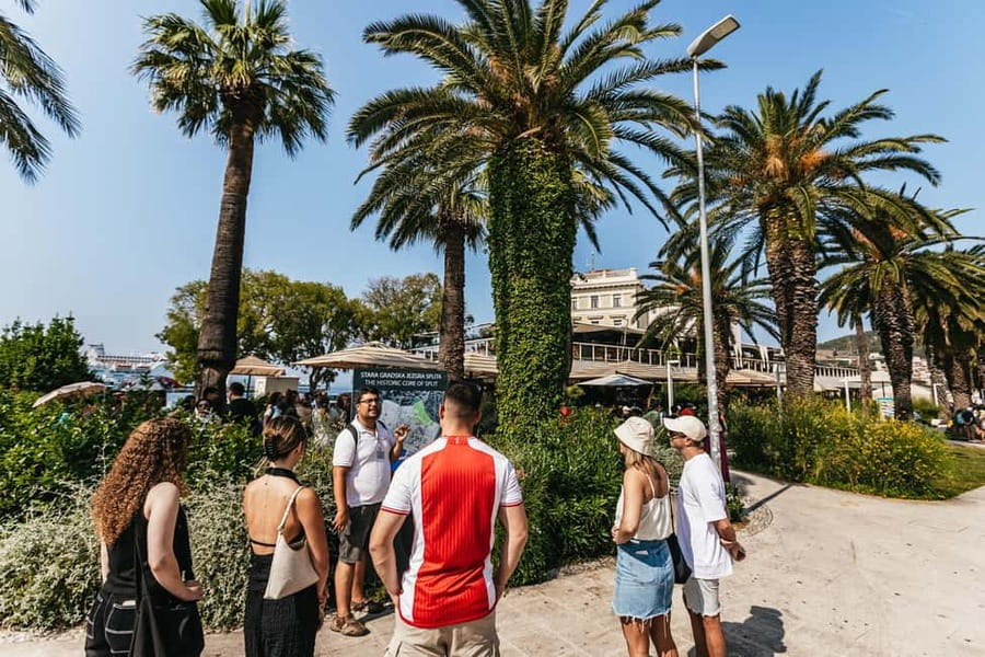 Split: Diocletian Palace & Old Town Guided Walking Tour - Starting on the Riva and finding the group