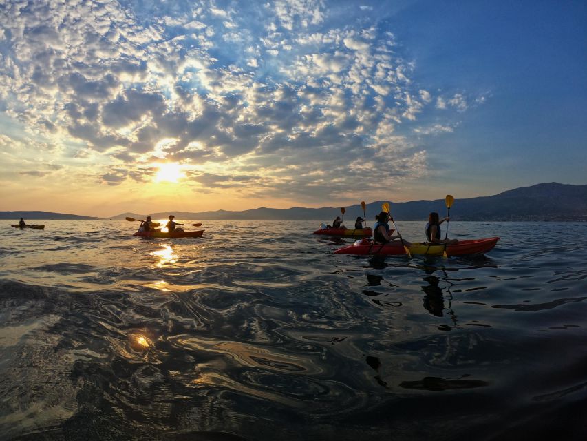 Split: Guided Sunset Sea Kayaking & Snorkeling Tour - Rock Pools, Fish, and Optional Cliff Jumps