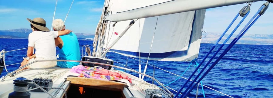 Split: Half Day Sailing Tour with Swim Stop, Snacks and Wine - Leaving Split behind for four hours
