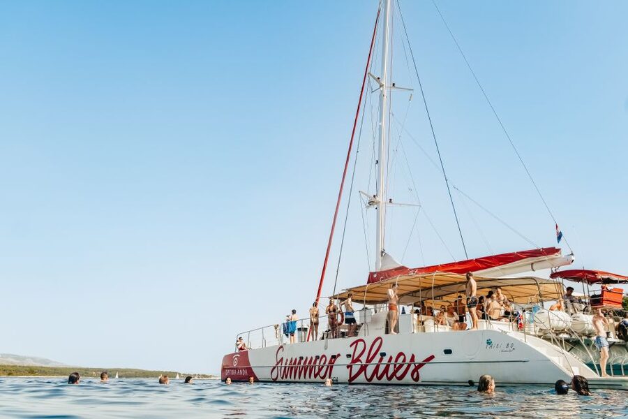Split: Hvar, Pakleni, Brač & Šolta All-inclusive Tour - Brač opens the day with a swim