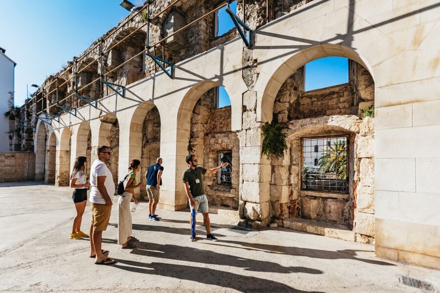 Split: Old Town and Diocletian Palace Walking Tour - Along the Riva toward the Adriatic