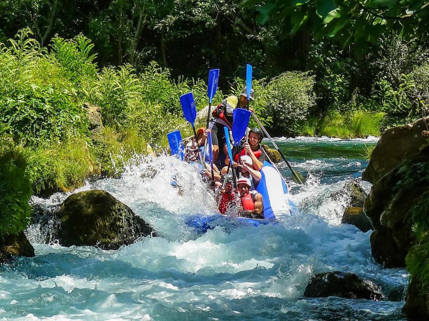 Split/Omiš: Cetina River Rafting with Cliff Jump & Swimming - From Omiš to the launch point