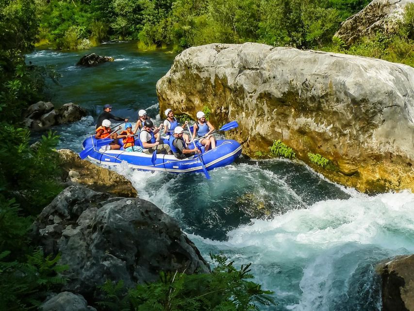 Split/Omiš: Cetina River Rafting with Cliff Jump & Swimming - The first 5 kilometers: easy rapids and clear instructions