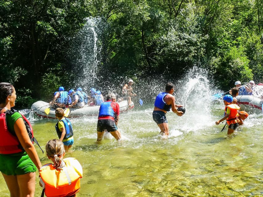 Split/Omiš: Cetina River Rafting with Cliff Jump & Swimming - The swim stop and 3 or 6-meter cliff jump