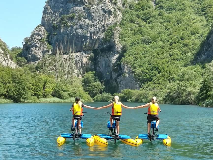 Split/Omiš: Cetina River Water Bike Safari - The Cetina Canyon from water level