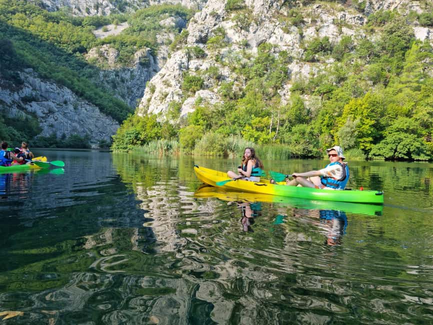 Split/Omiš - Guided Kayaking & Snorkeling Tour Cetina River - The guide can shape the whole experience