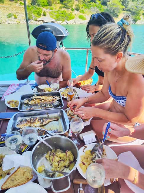 Split/Omiš/Makarska: Full or half day boat tour with "Cvita" - Brač: swimming, photos, and a small village visit
