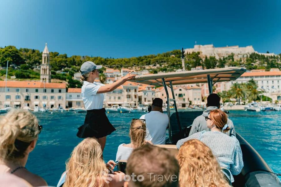 Split/Podstrana: Blue Cave, Hvar & 6 Islands Speedboat Trip - Hvar Town gives you two useful hours