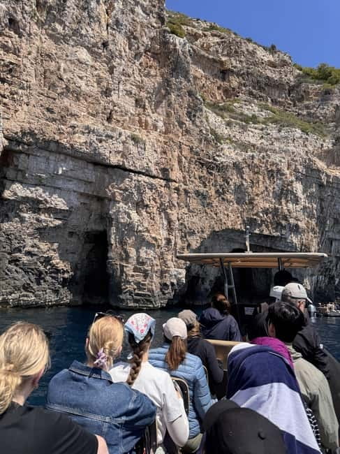 Split/Podstrana: Blue Cave, Hvar & 6 Islands Speedboat Trip - Milna on Brač provides a soft landing