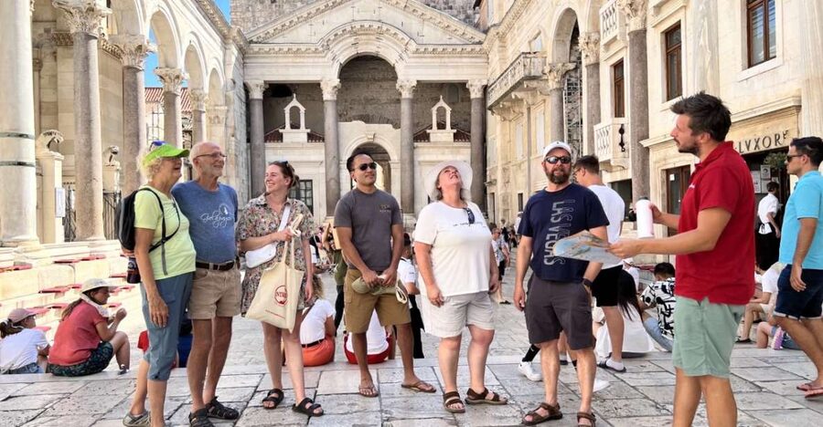 Split: Private Roman History & Market Tour - Hajduk Split and the city’s strong identity