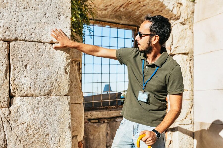 Split: Private Walking Tour with Diocletian's Palace - Peristil, the palace’s grand central space