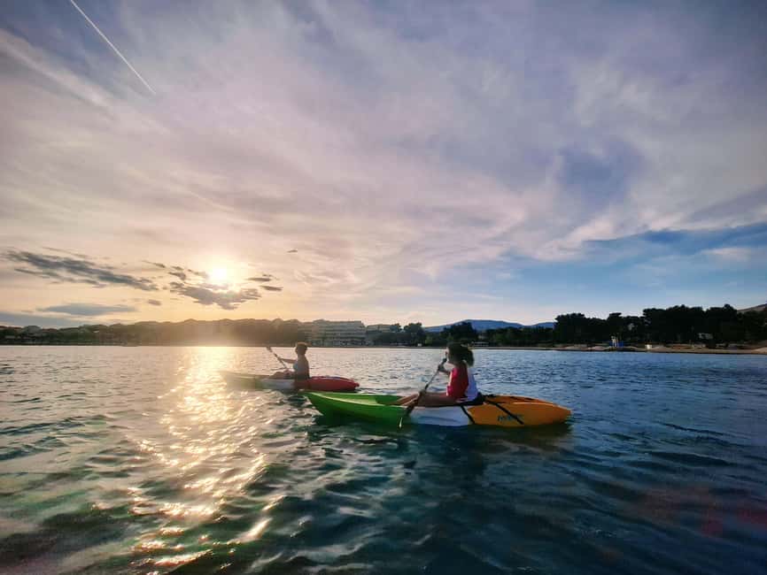 Split: Sunset Guided Kayaking Tour - From the river into the Adriatic