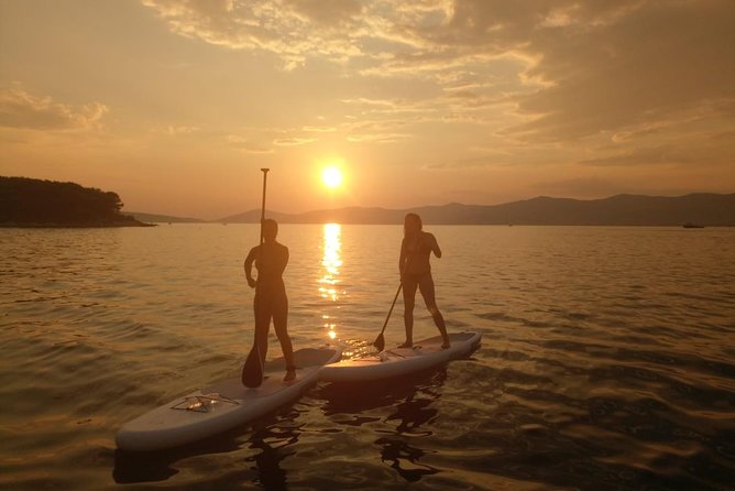 Split Sunset Stand Up Paddle Tour - Learning to balance before the coast opens up