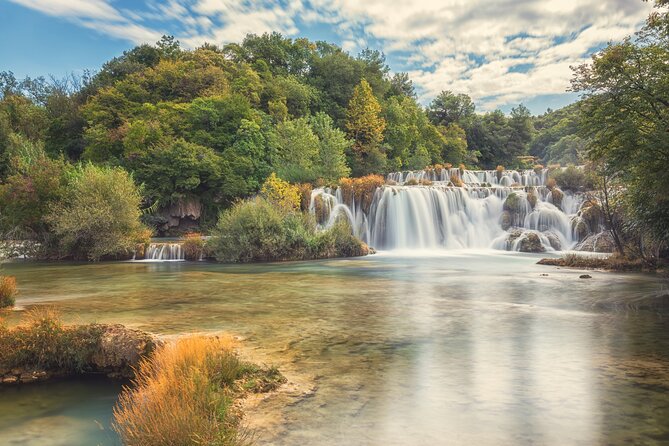 Split to Zadar via Krka Waterfalls (3 hours stop is included) - The river boat to Skradin