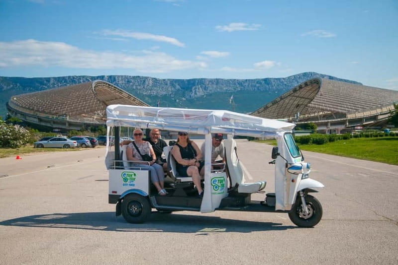 Split: Top City Highlights Electric Tuk-Tuk Tour - Marina views along the West Coast