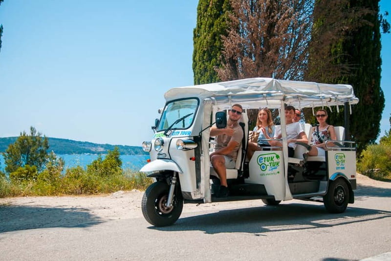 Split: Top City Highlights Electric Tuk-Tuk Tour - Starting at St. Frane Church and the Riva