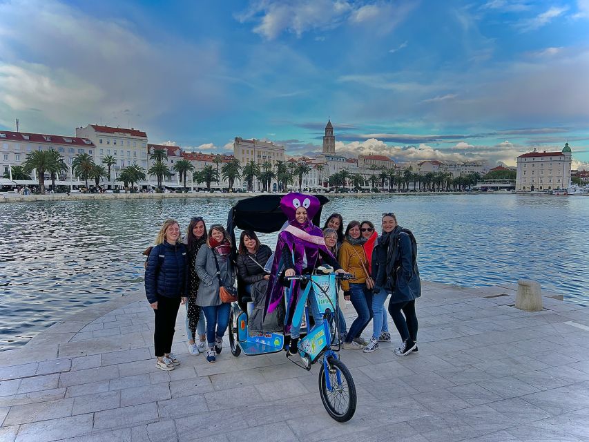 Split Tour in Private Electric Rickshaw - Obojena Beach and the route through Marjan