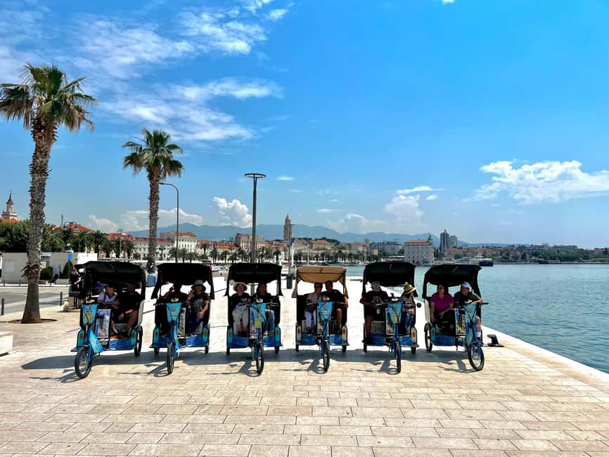 Split Tour in Private Electric Rickshaw - The Riva, Republic Square, and the National Theatre