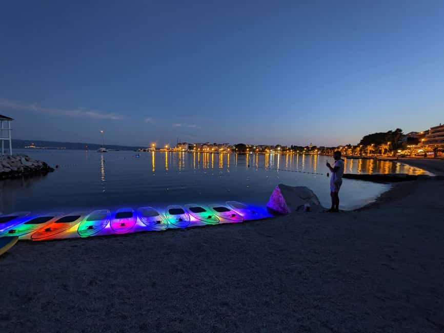 Split: Transparent SUP night Glow tour - At a Glance