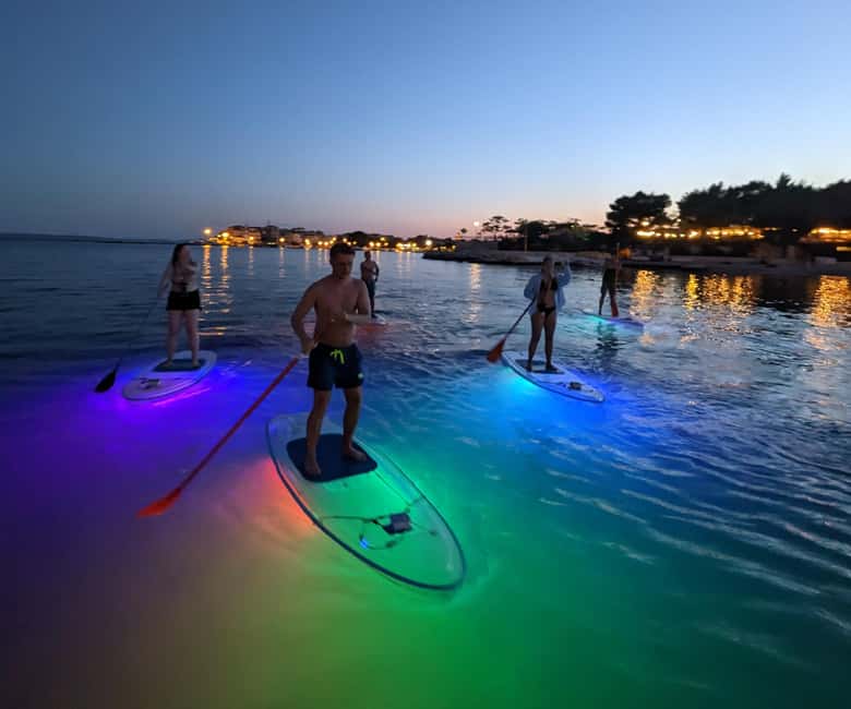 Split: Transparent SUP night Glow tour - The Ten-Minute Briefing Before Sunset