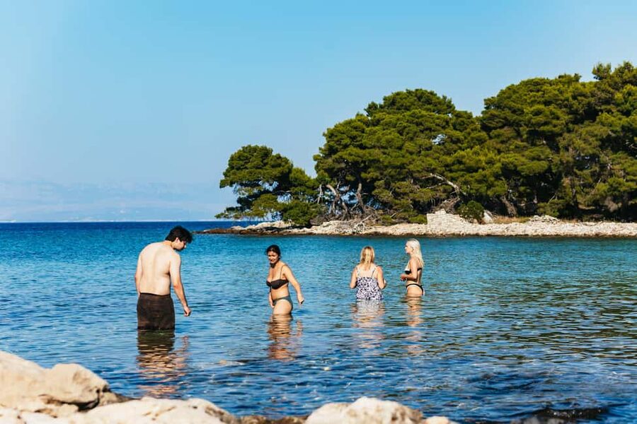 Split/Trogir: Blue Lagoon and 3 Islands Speedboat Tour - The Blue Lagoon’s clear water