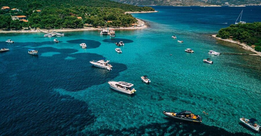 Split & Trogir: Private Blue Lagoon & Wine Tasting Boat Tour - Key points at a glance