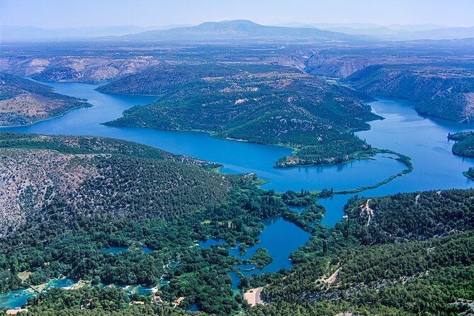 The Wonder of nature route - Panoramic Flight over Plitvice Lakes & Krka NP - What the private format means