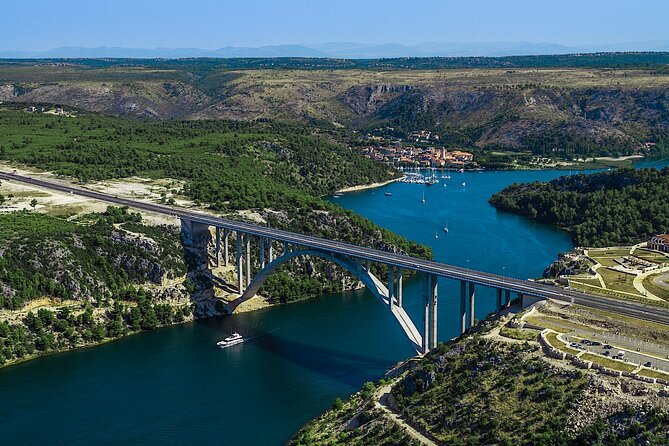 The Wonder of nature route - Panoramic Flight over Plitvice Lakes & Krka NP - The human side of the flight