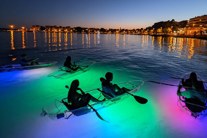 Transparent Kayak Glow Tour in Split - From Split to Stobrec Beach