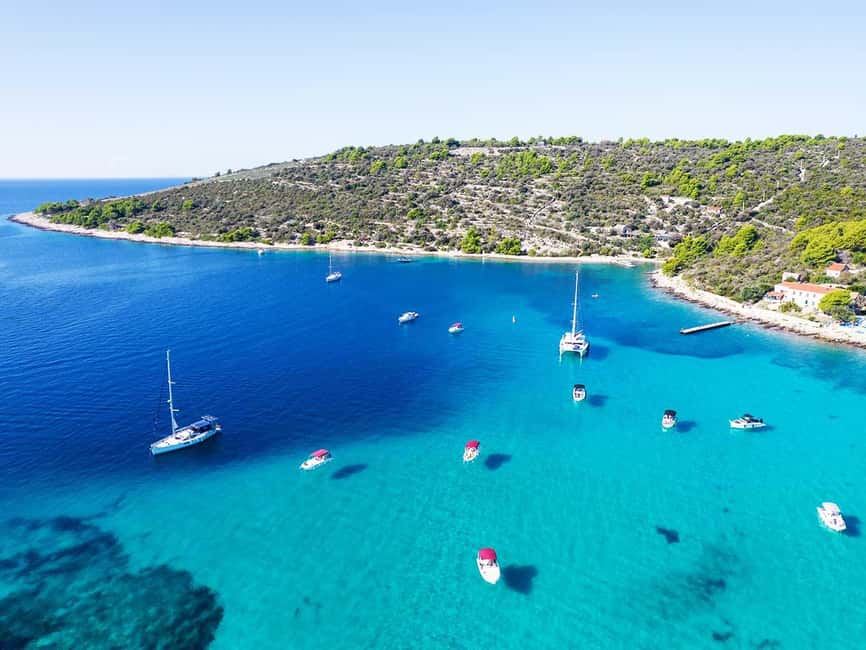 Trogir: Blue Lagoon, Maslinica, and Solinska Bay Boat Tour - A Speedboat Start from Trogir