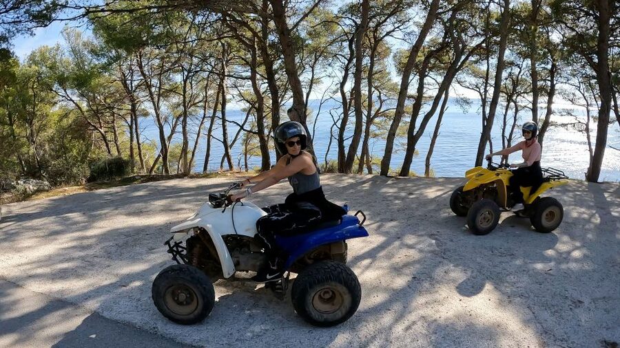 Trogir, Žedno: Čiovo Island 100% Off-Road Quad ATV Tour - Small details that make the ride better