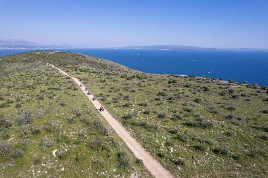 Trogir, Žedno: Čiovo Island 100% Off-Road Quad ATV Tour - The safety lesson makes this workable for beginners