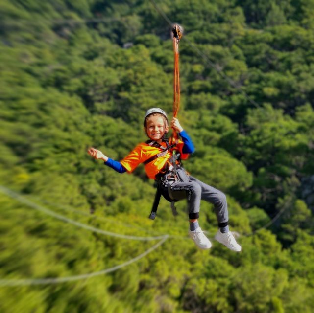 Tučepi: Zip Line Experience - The wildfire changed the view