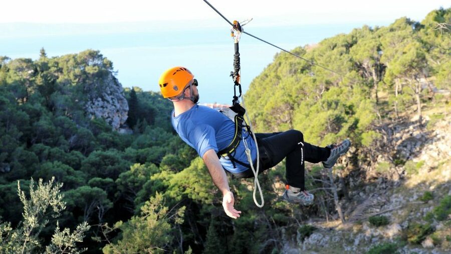 Tučepi: Zip Line Experience - How the six rides build your confidence